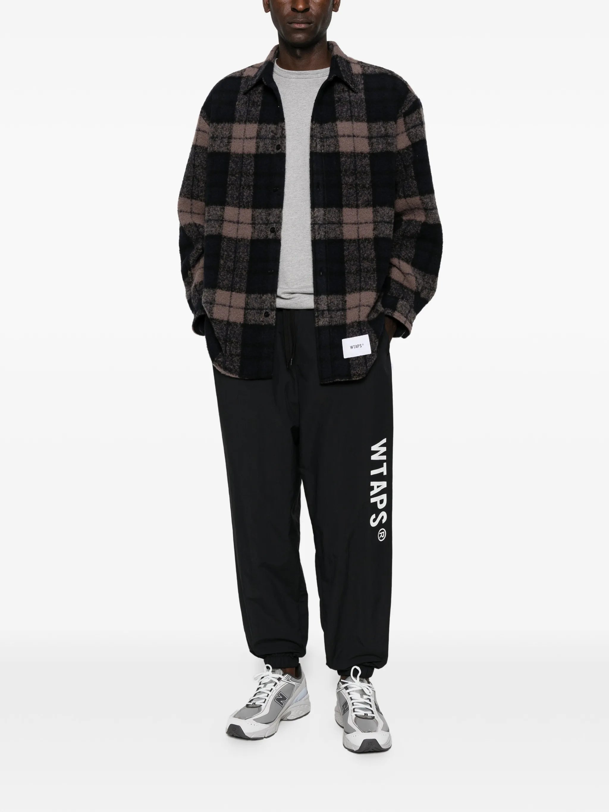 logo-print track trousers