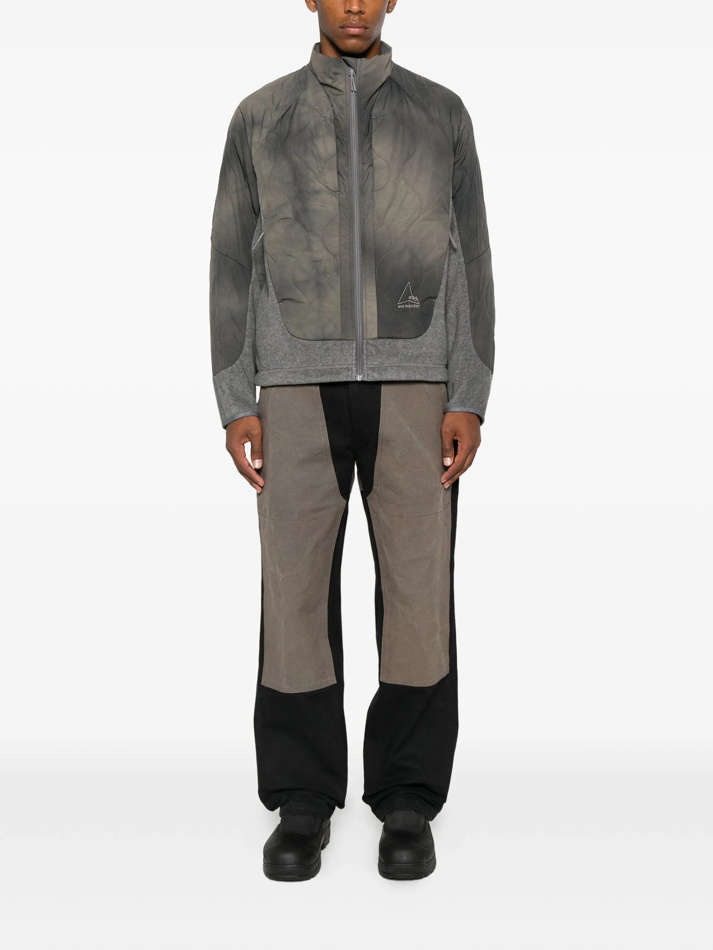 x And Wander quilted fleece jacket