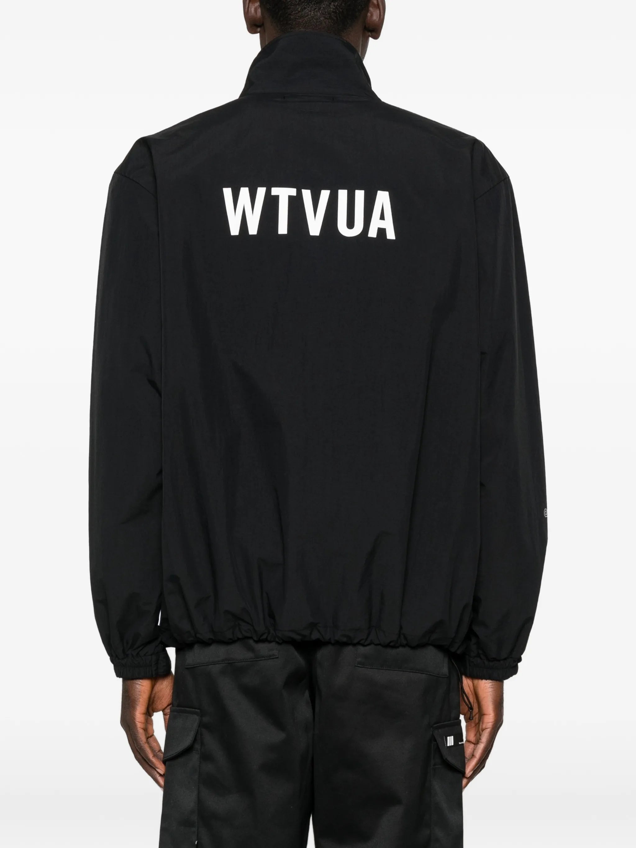 logo-print windbreaker