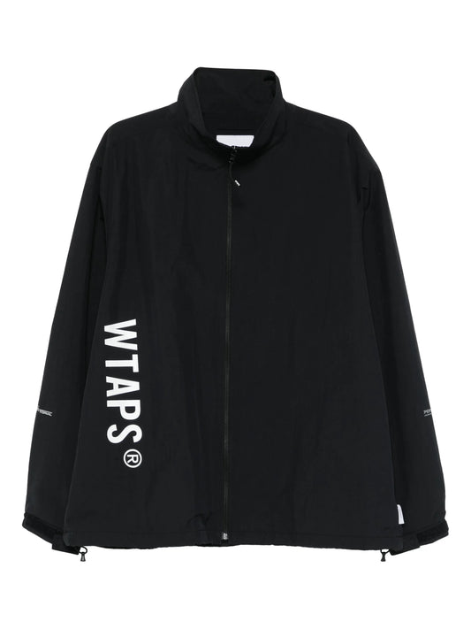 logo-print windbreaker