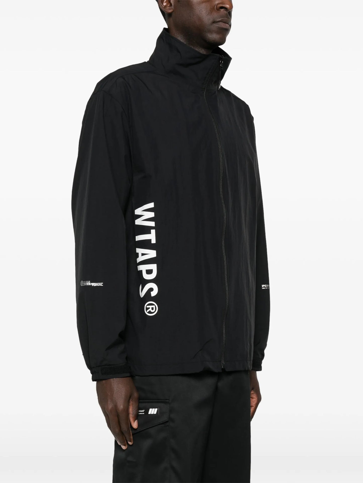 logo-print windbreaker