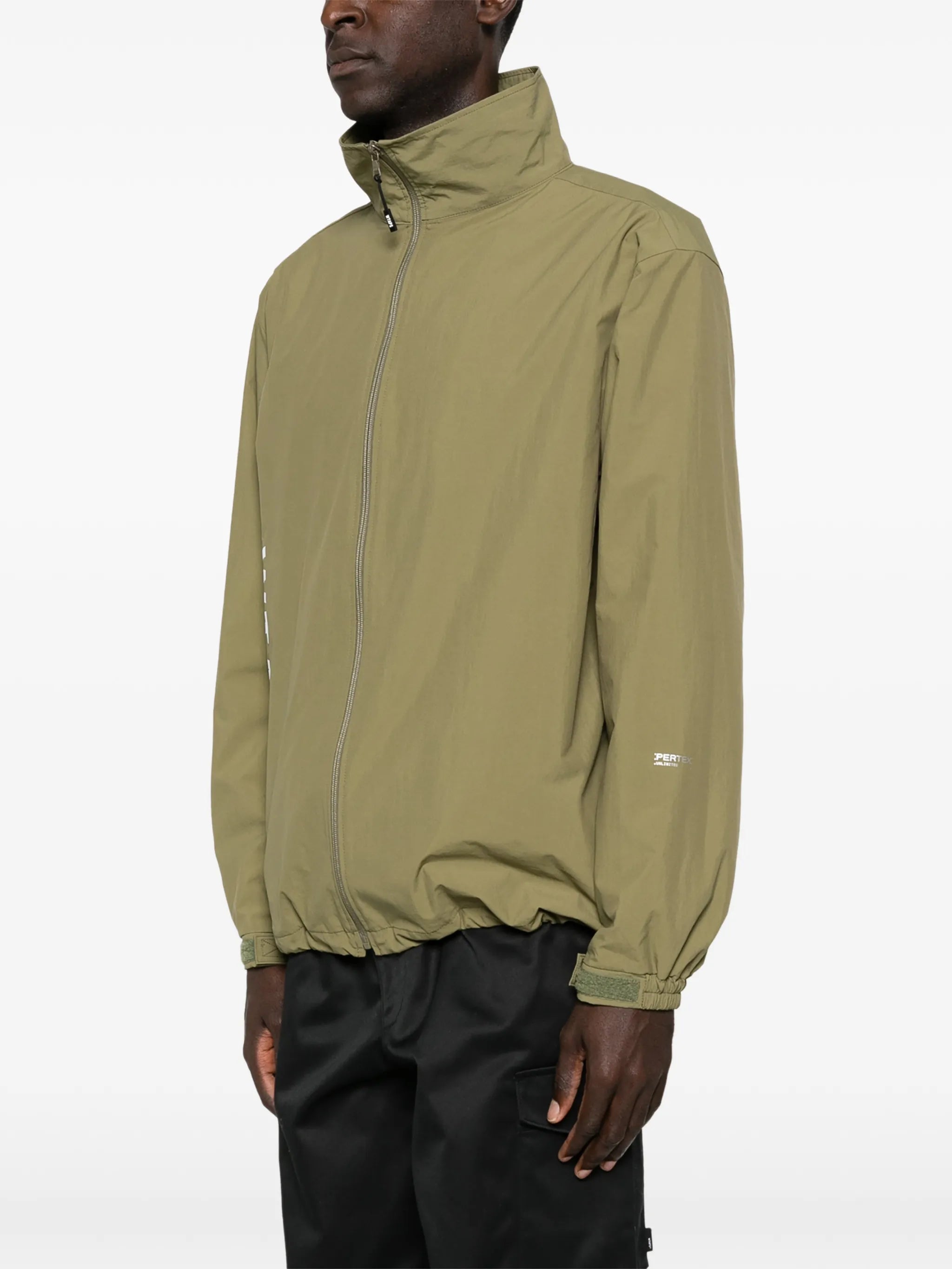 logo-print windbreaker