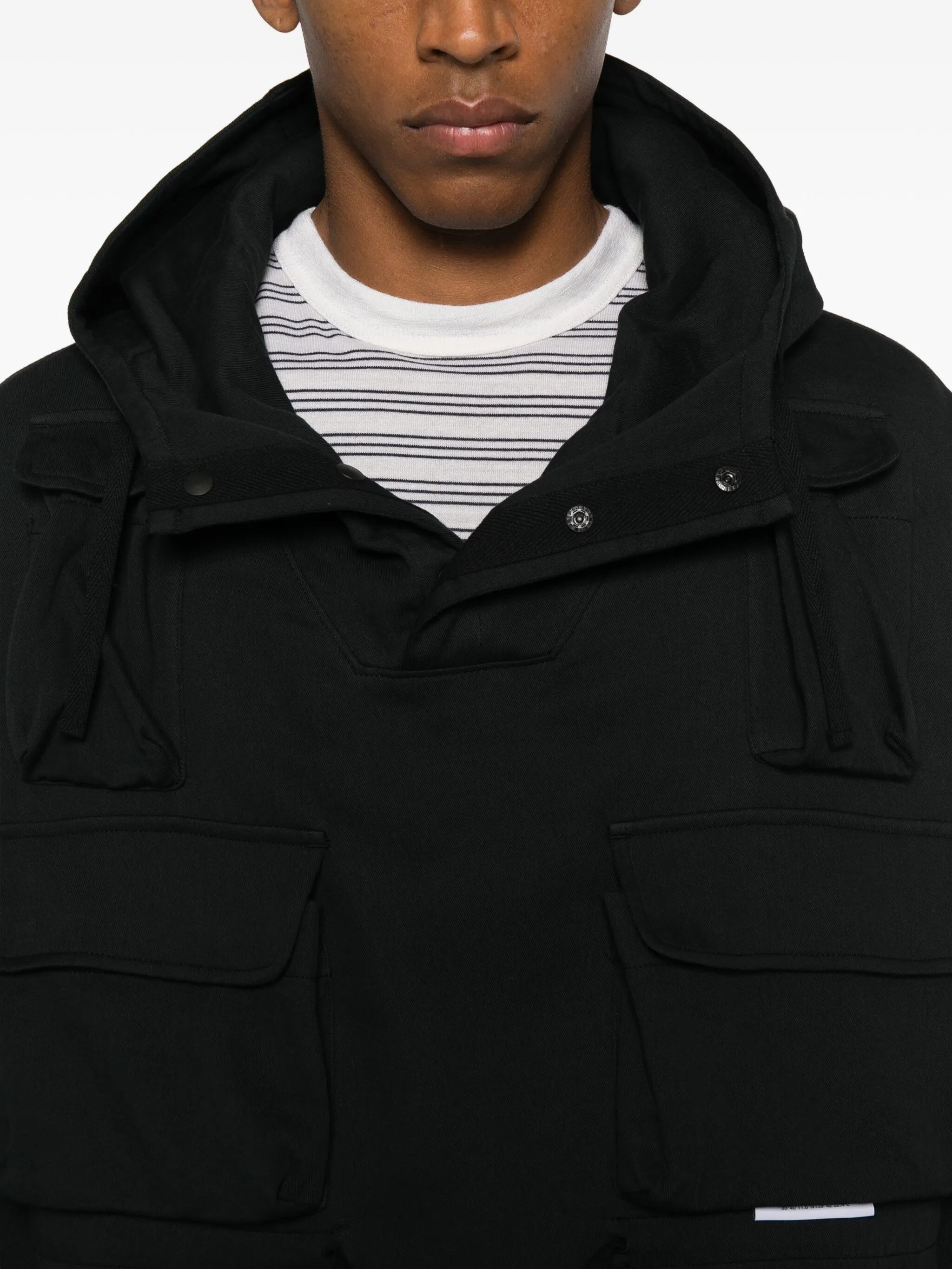 multi-pocket hoodie