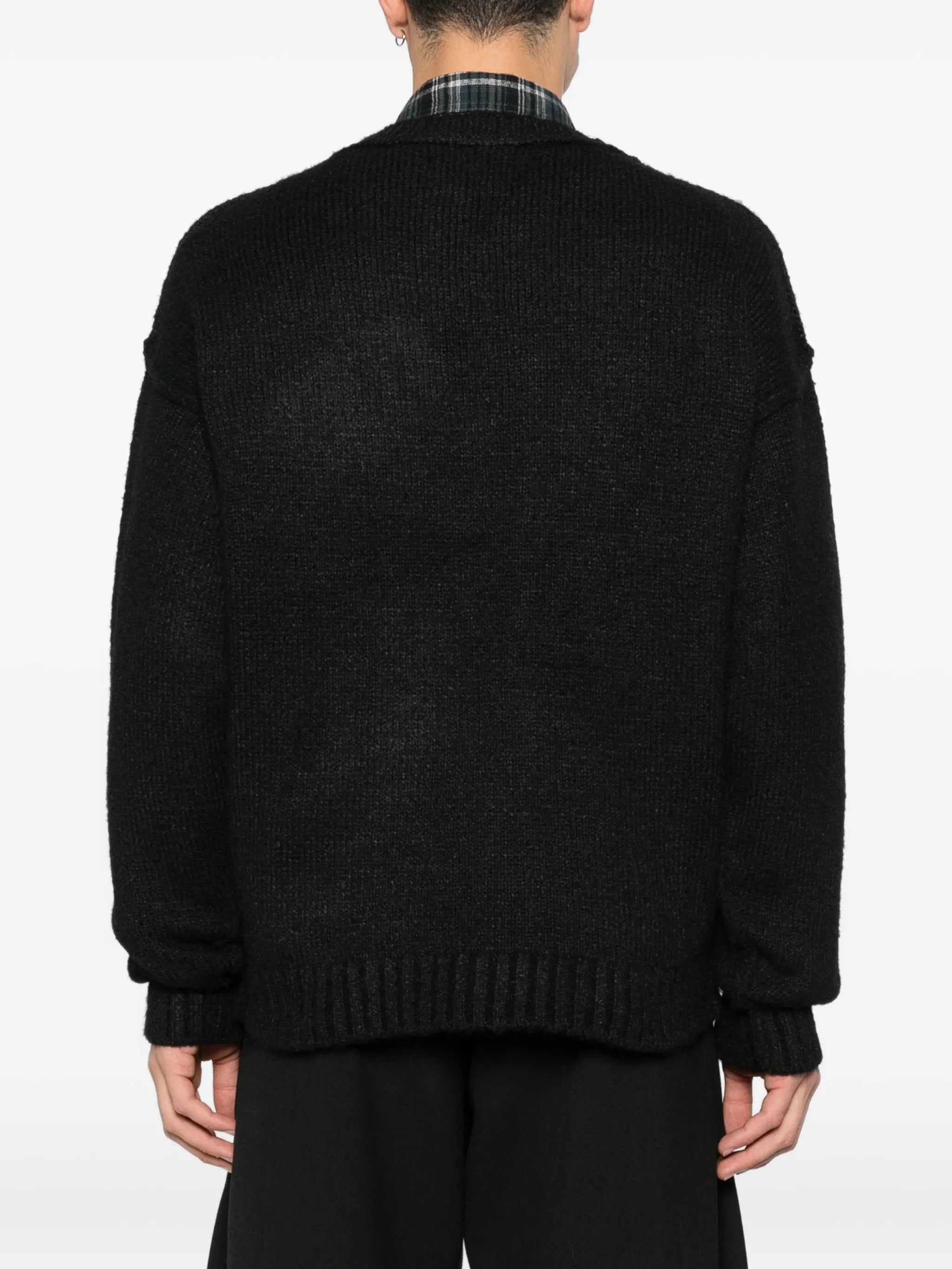 graphic crew-neck sweater