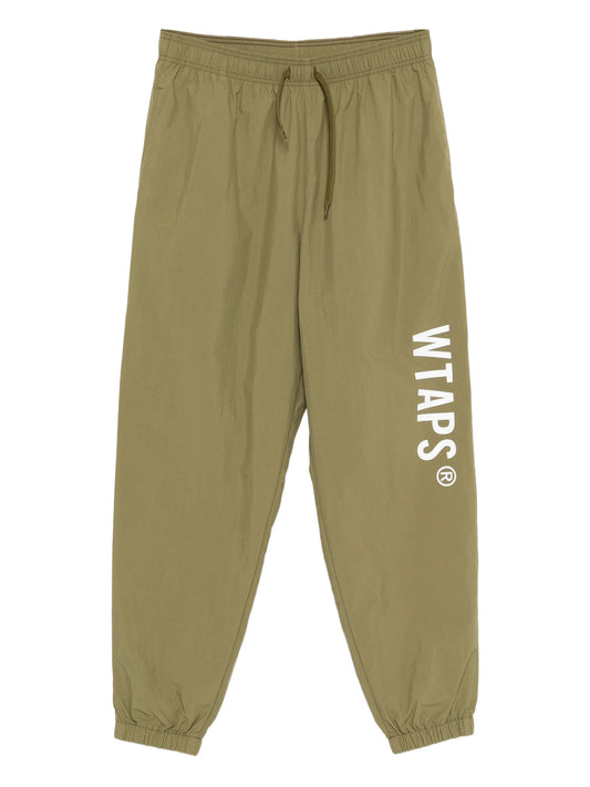 logo-print track pants
