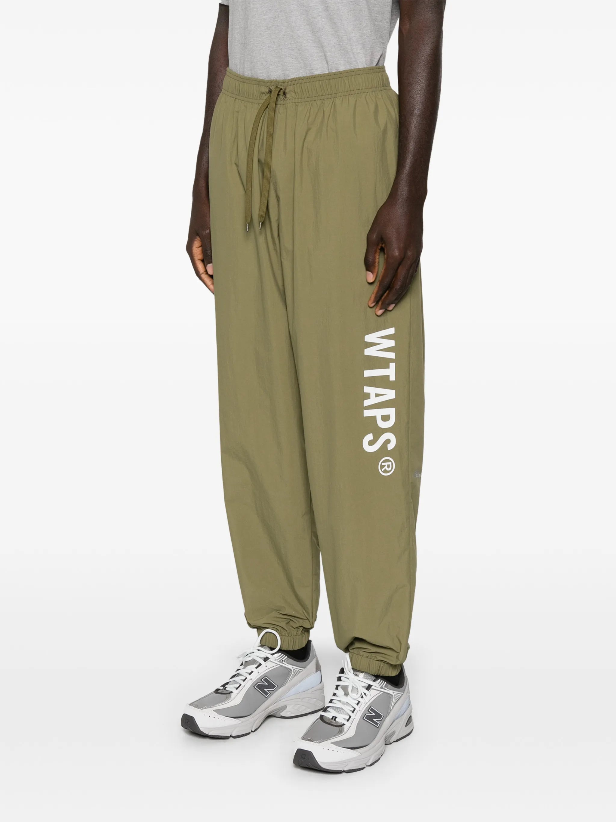 logo-print track pants