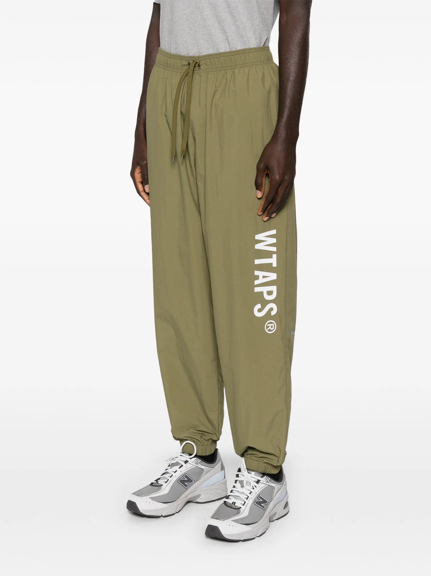 logo-print track pants