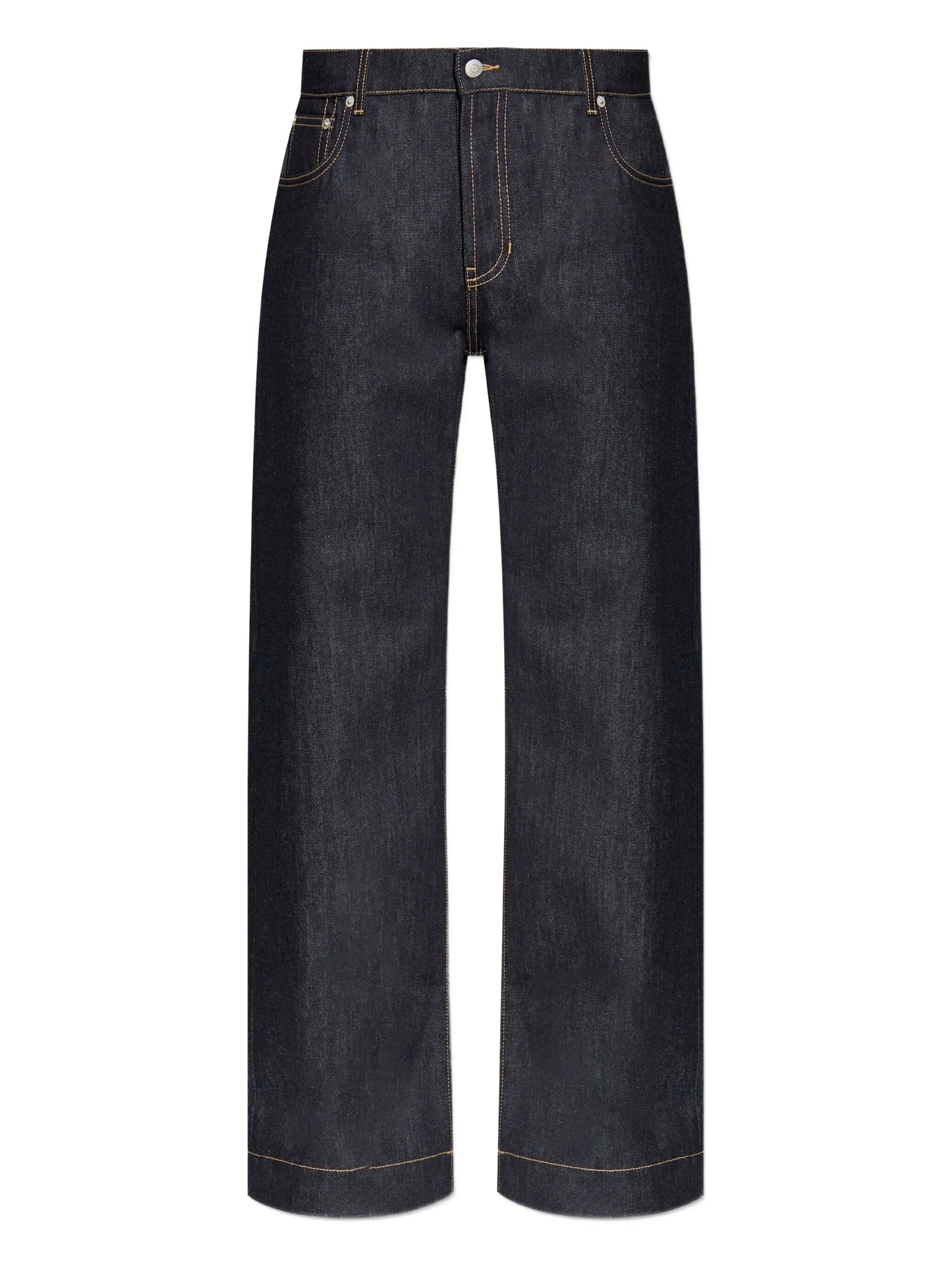 logo-patch jeans