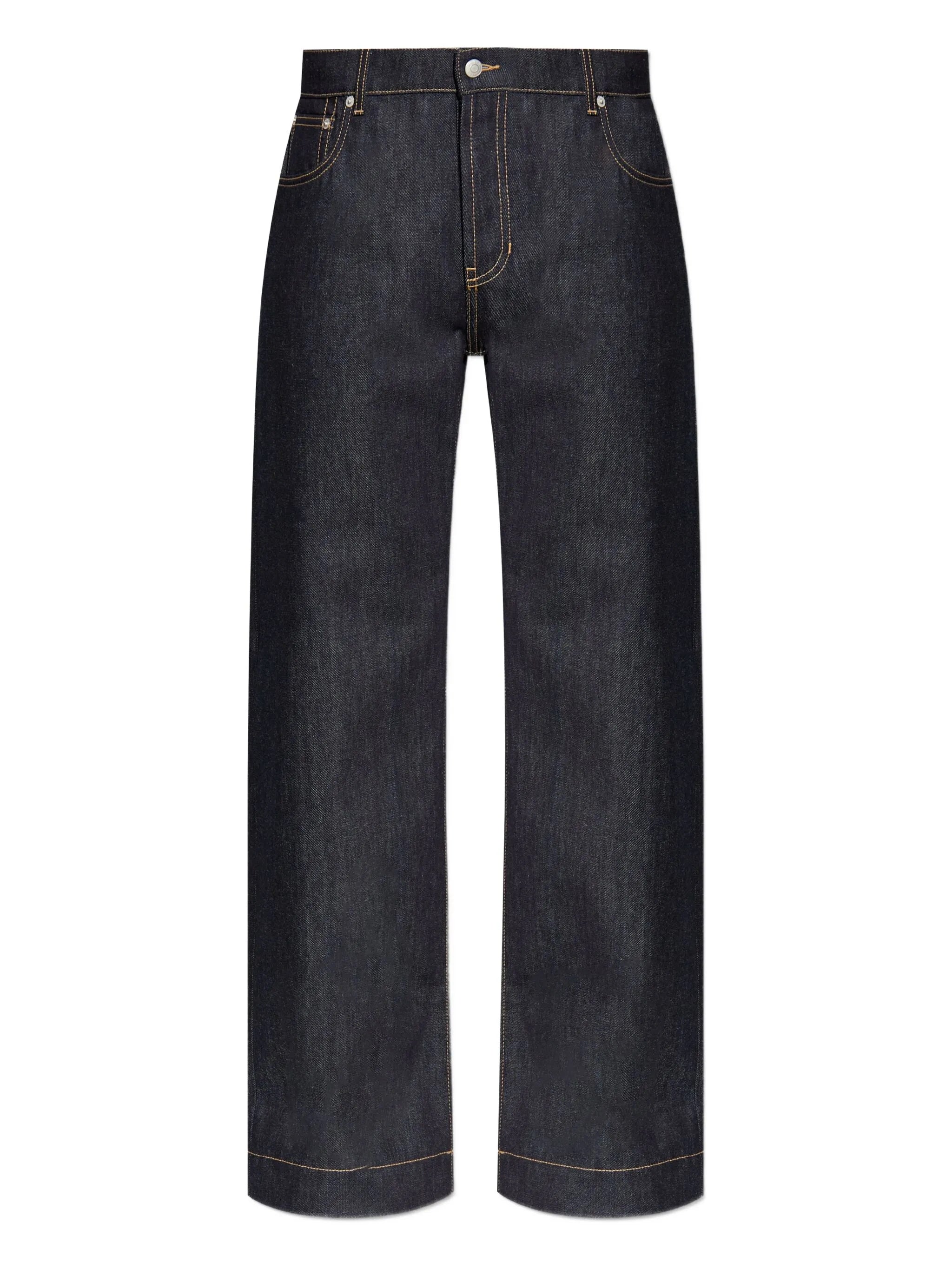 logo-patch jeans