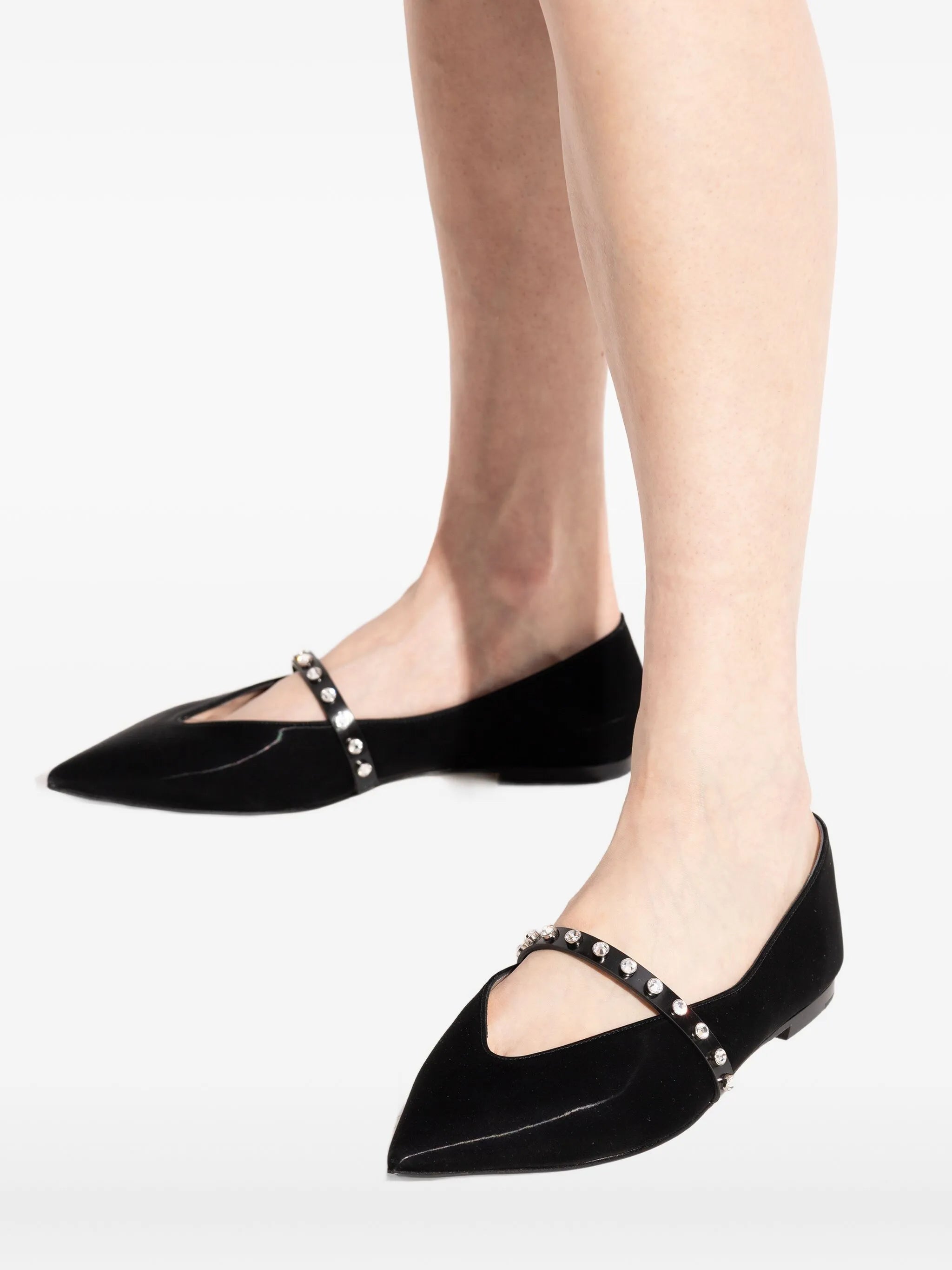 stud-detailing ballet flats