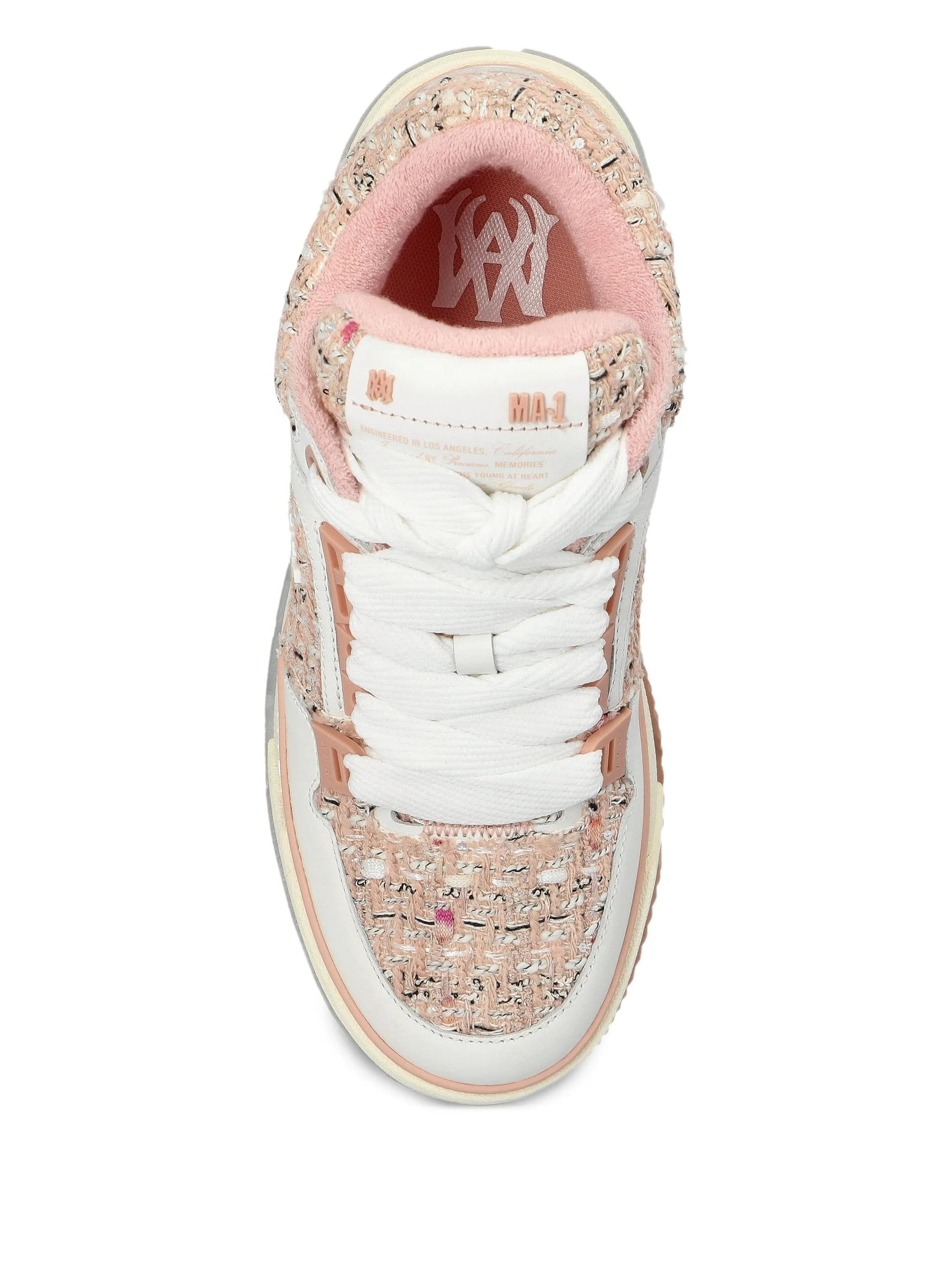 MA-1 tweed sneakers
