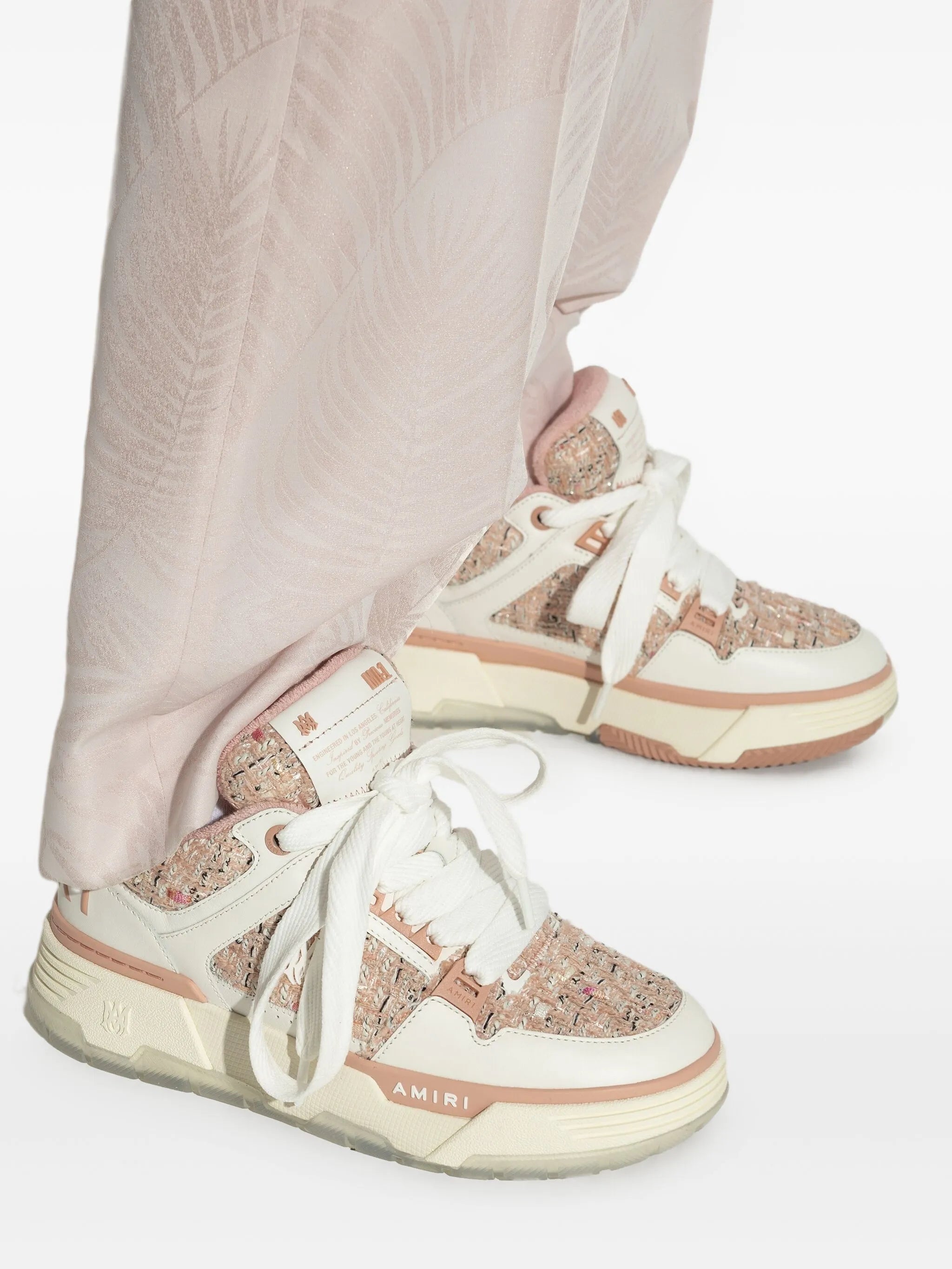 MA-1 tweed sneakers
