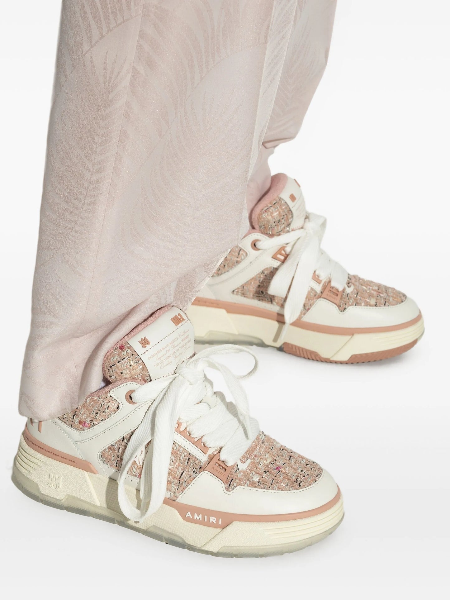 MA-1 tweed sneakers