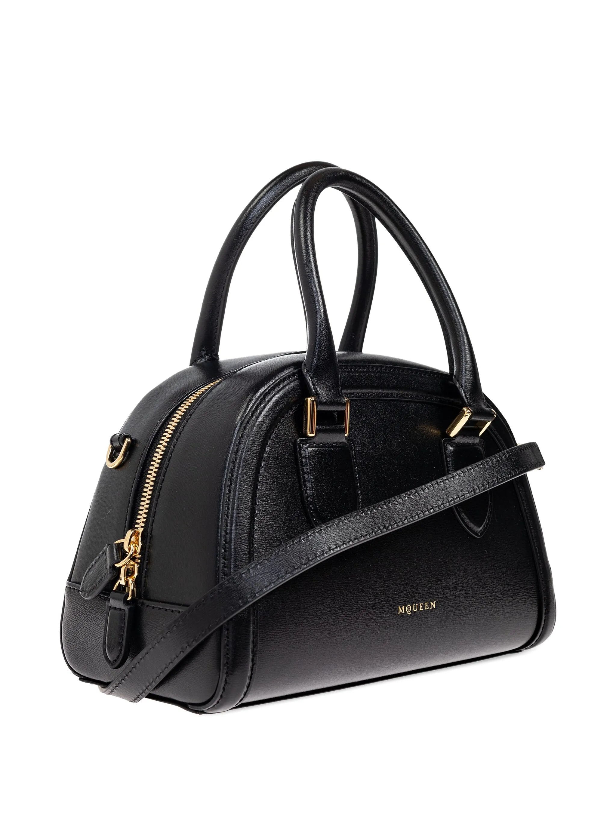 mini leather tote bag
