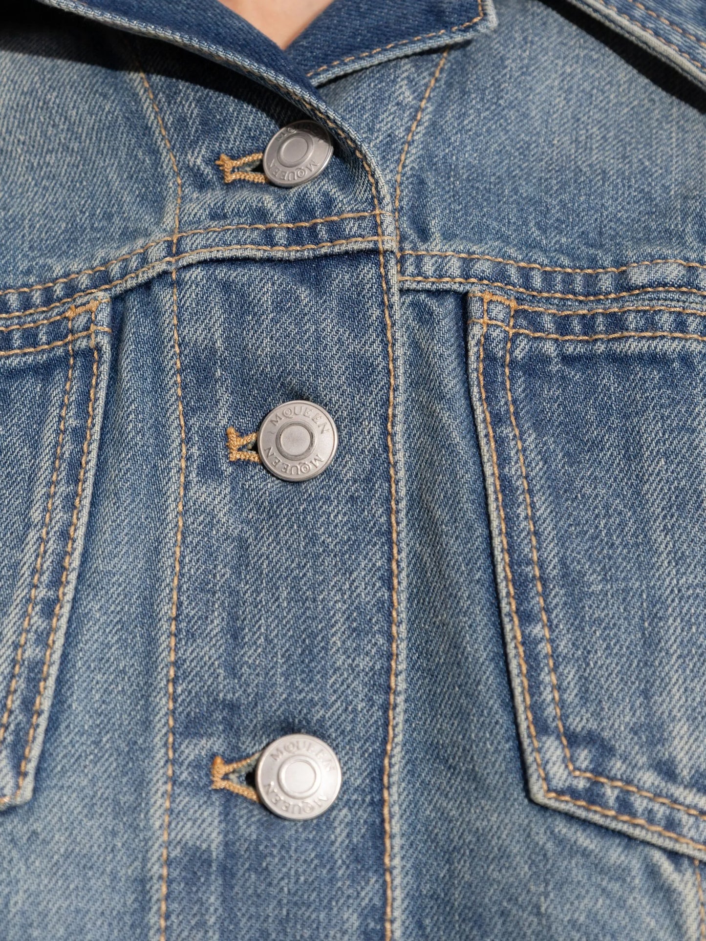 button-up denim jacket