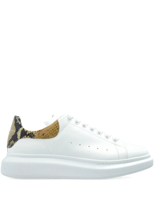 snakeskin-embellished sneakers