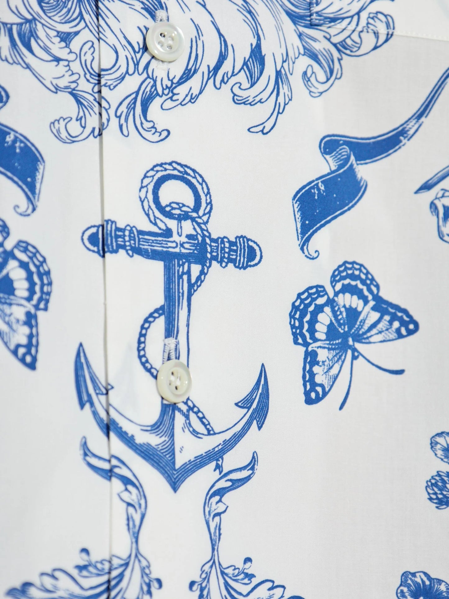 floral-print short-sleeve shirt