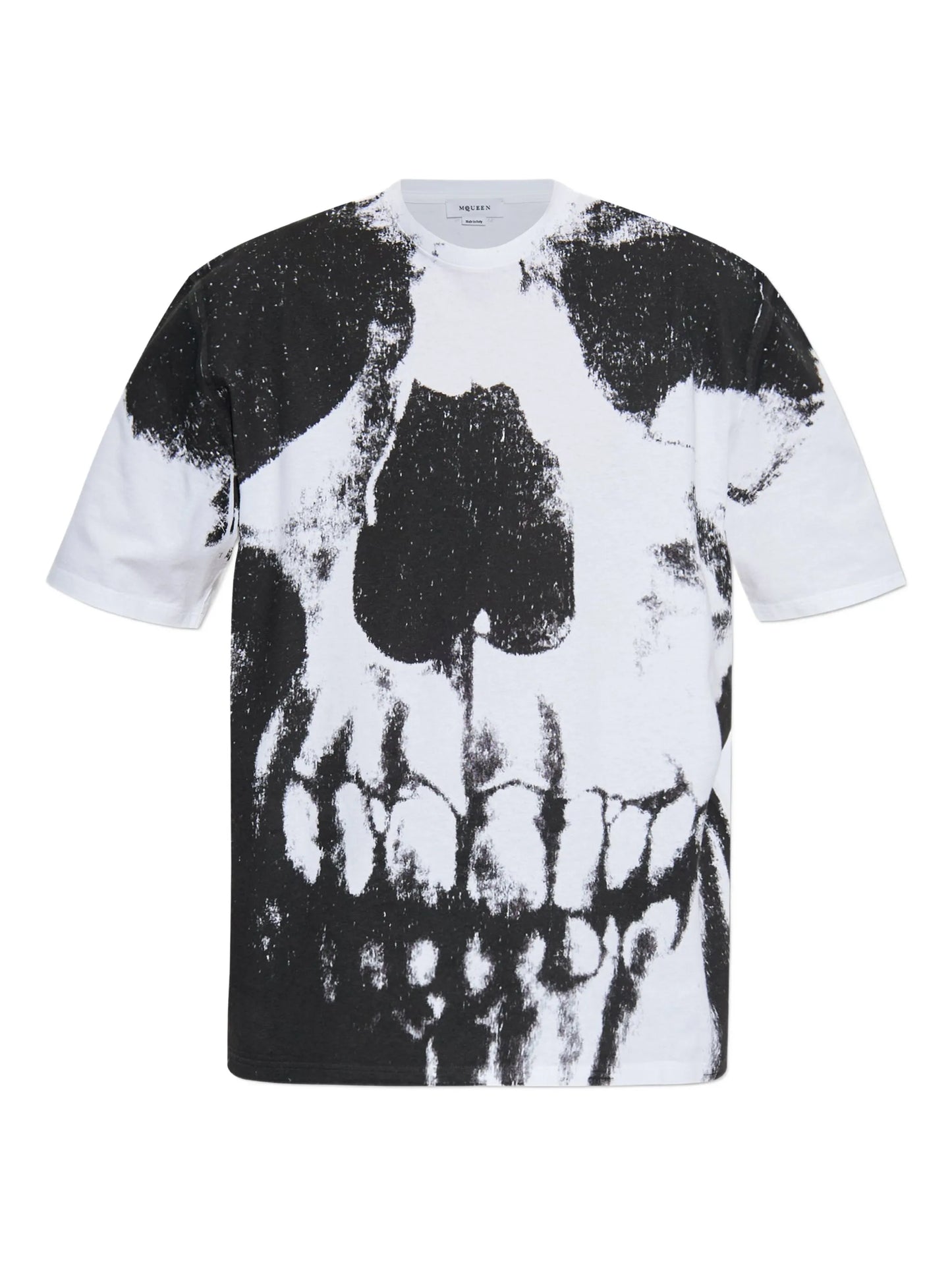 skull-print T-shirt