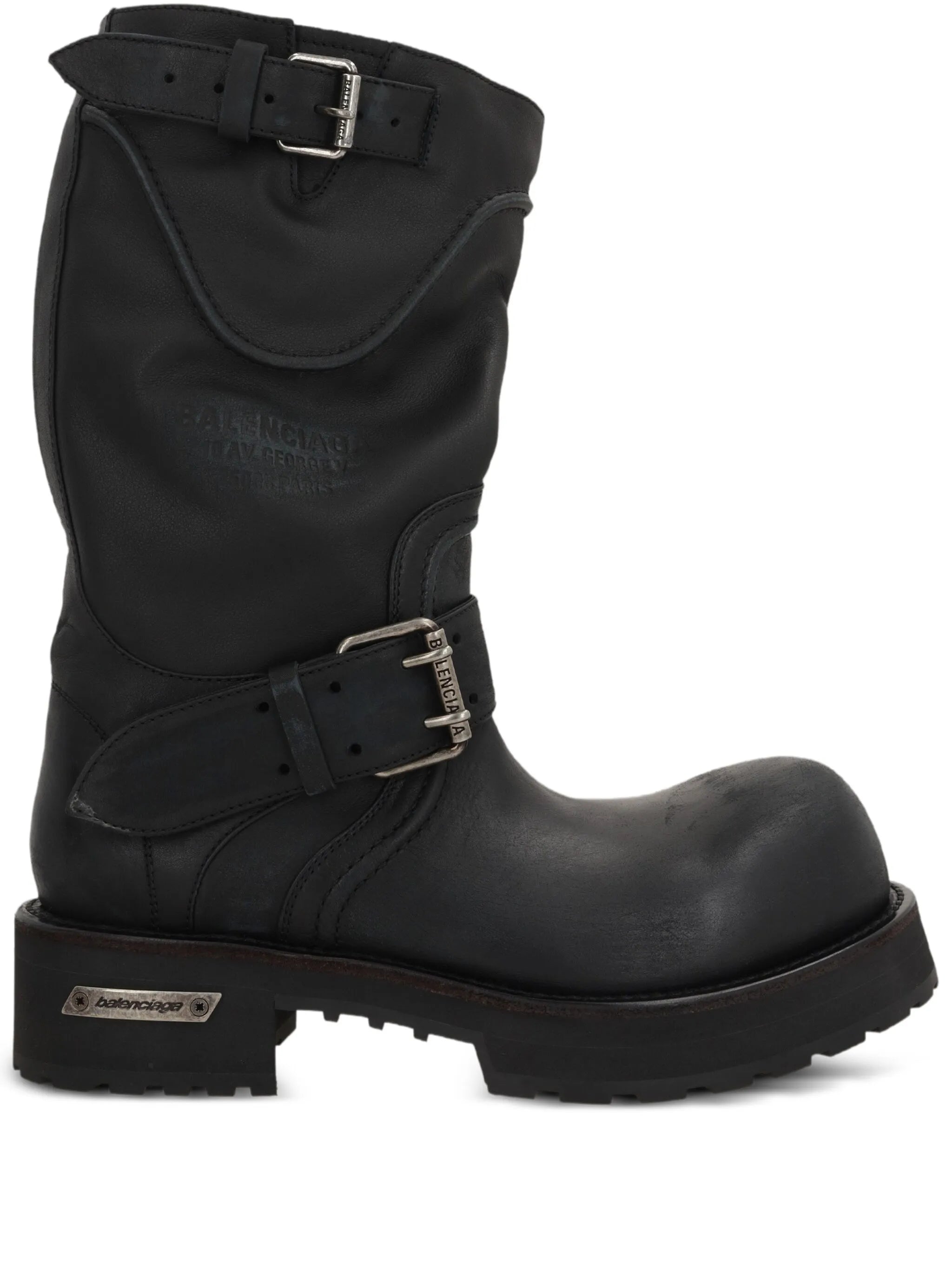 Venom leather boots