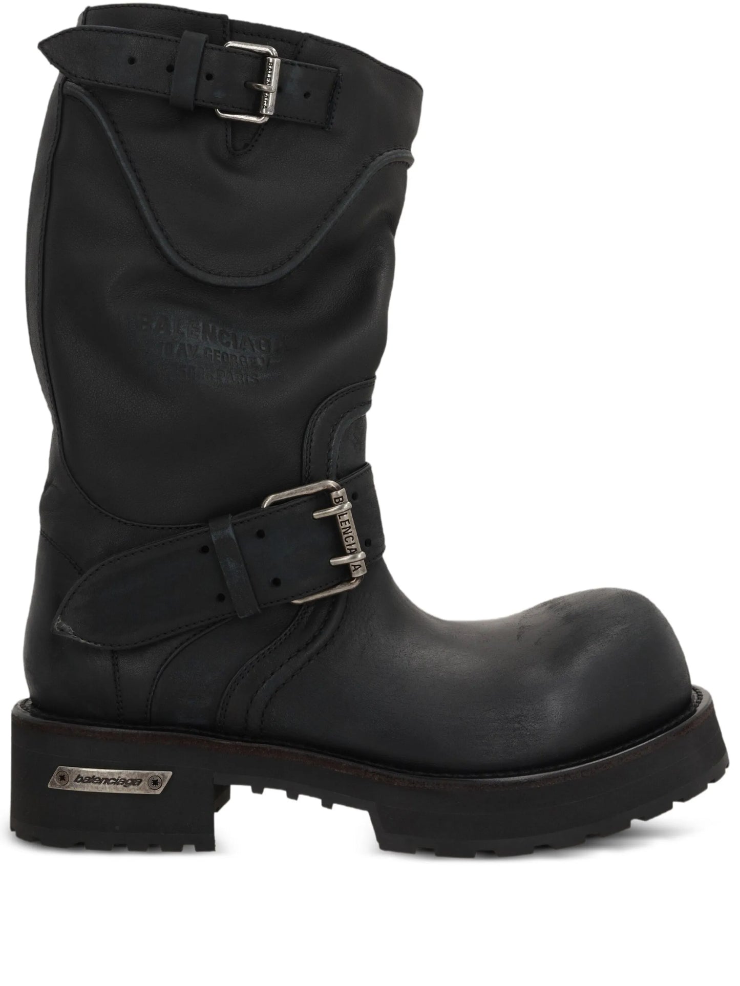 Venom leather boots