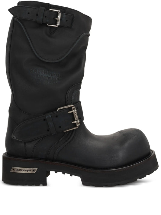 Venom leather boots