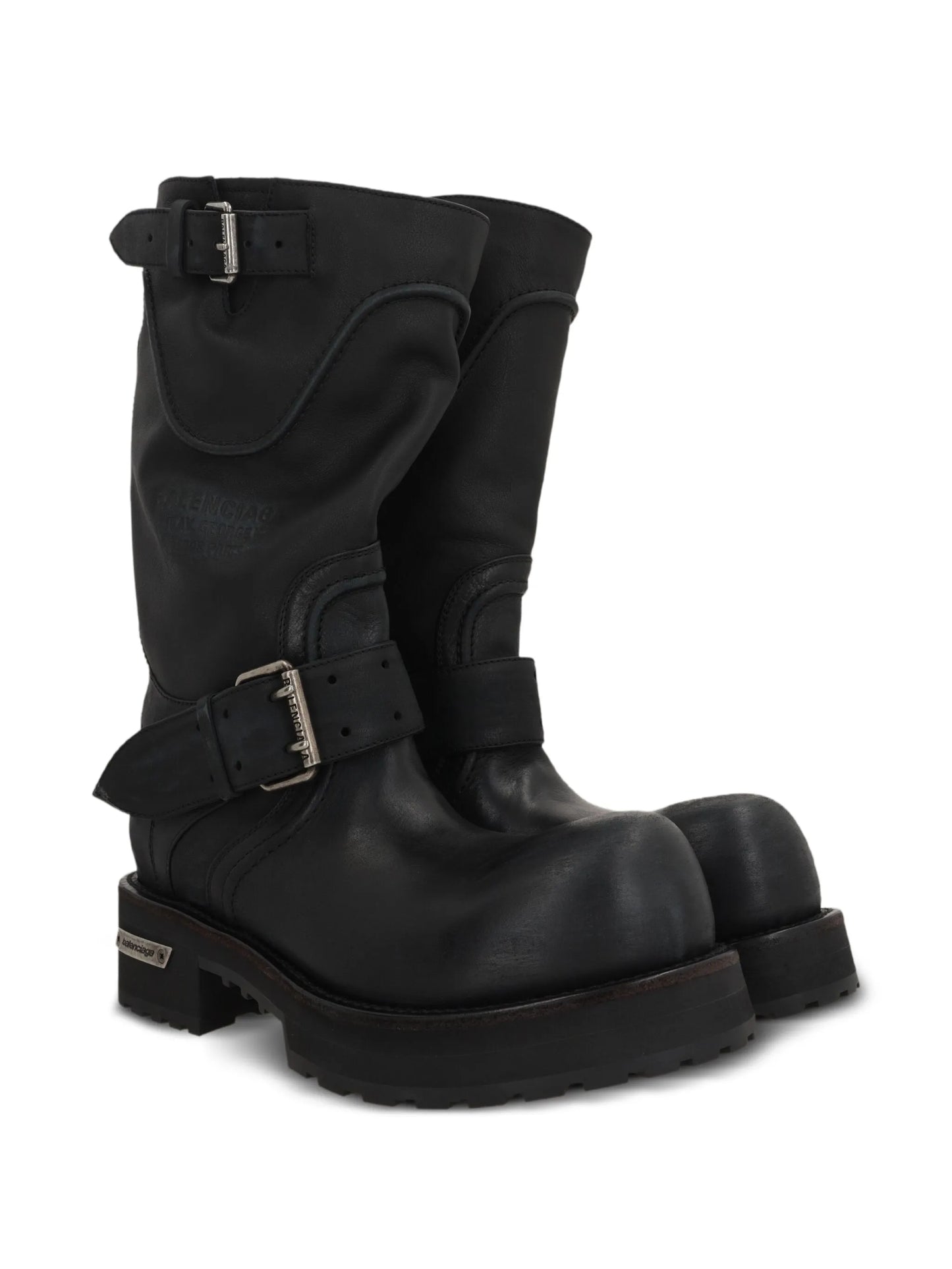 Venom leather boots