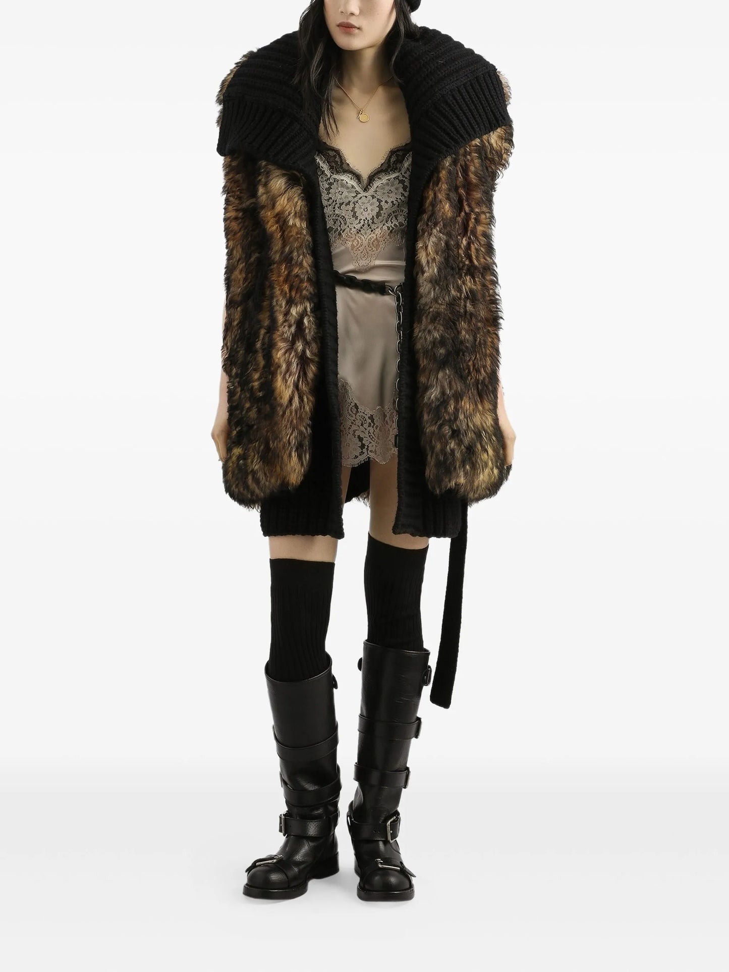 sleeveless slip mini dress