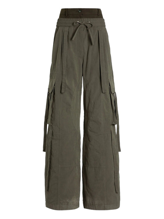drawstring cargo pants