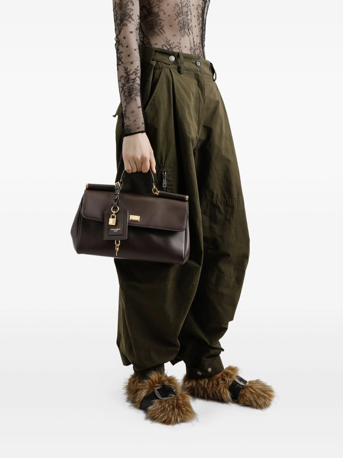 medium Sicily leather tote bag