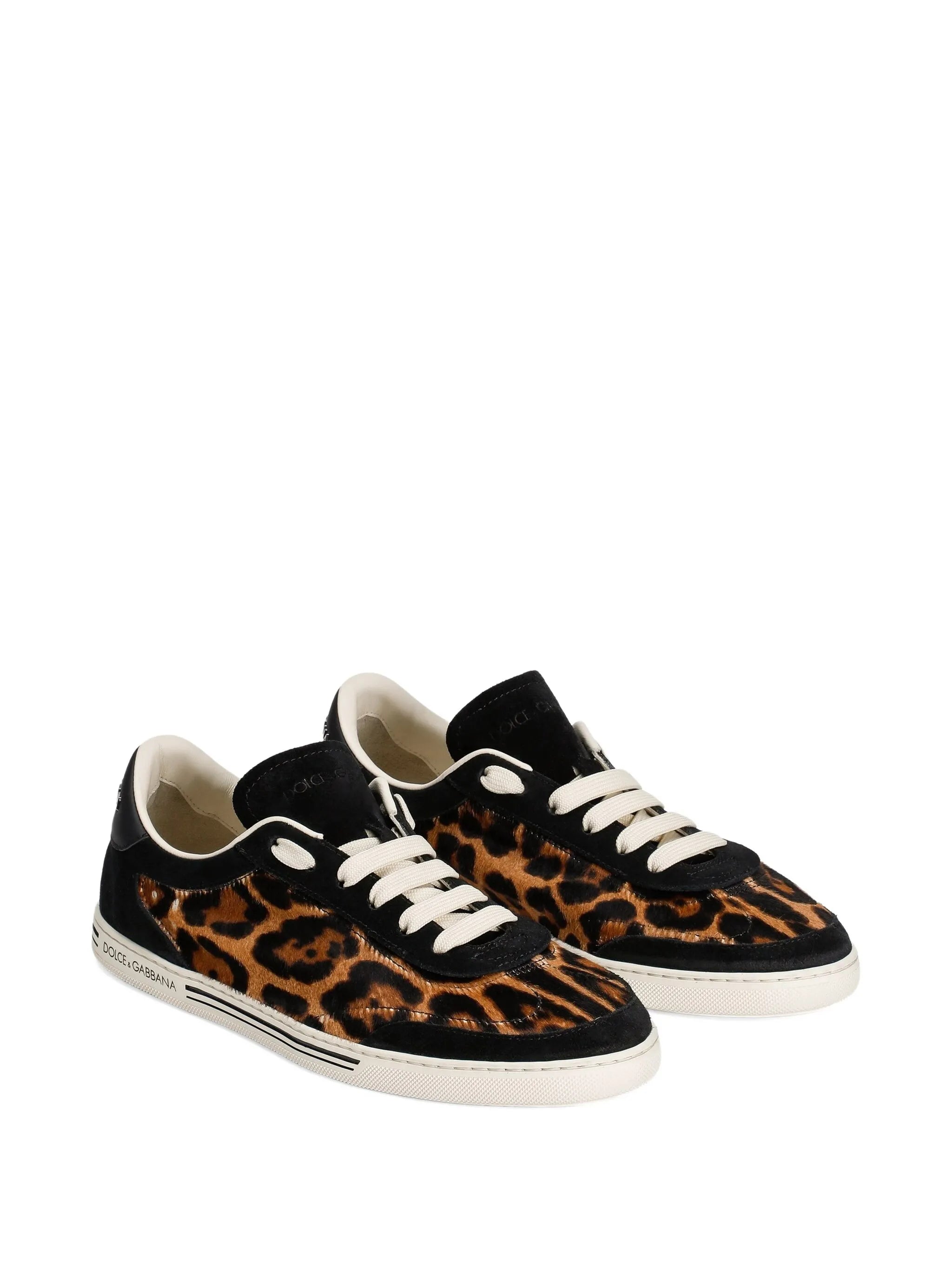 Saint Tropez leo-print light sneakers