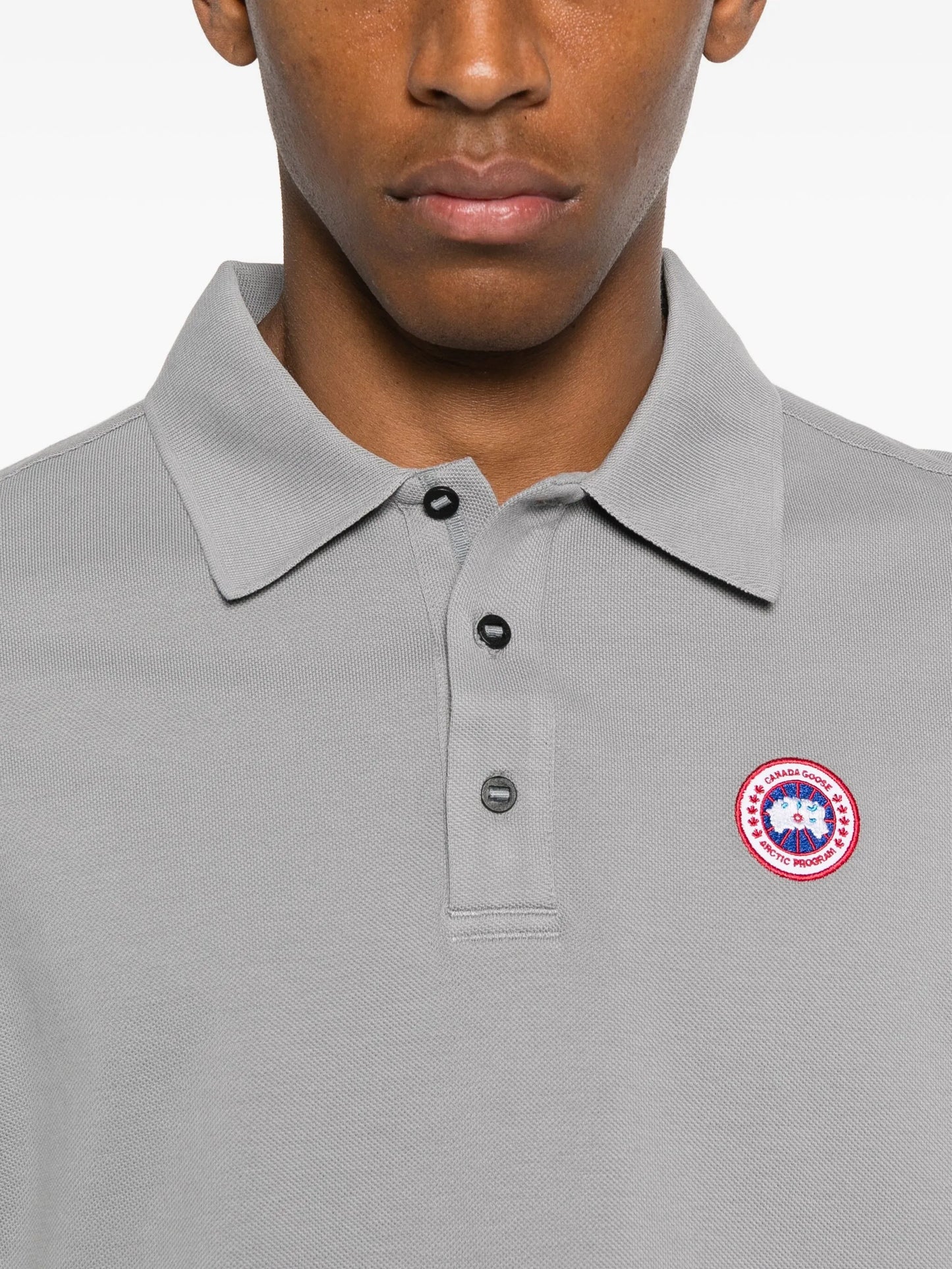 Beckley logo-patch polo shirt
