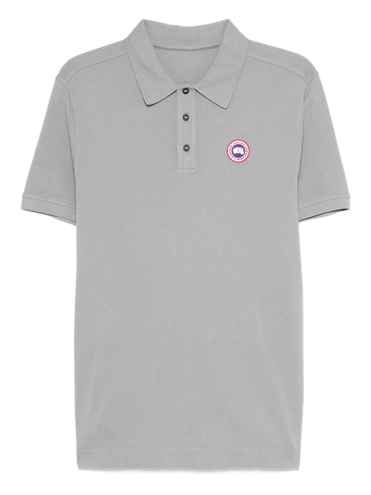 Beckley logo-patch polo shirt