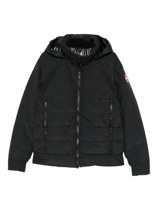 logo-patch padded jacket