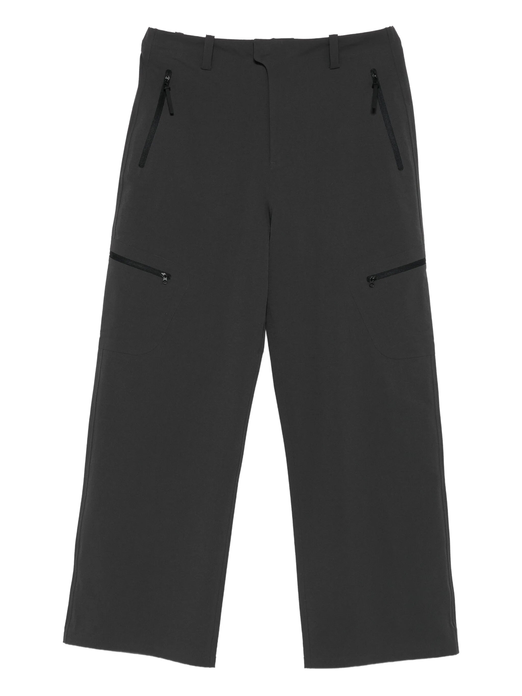 zip-pocket softshell trousers