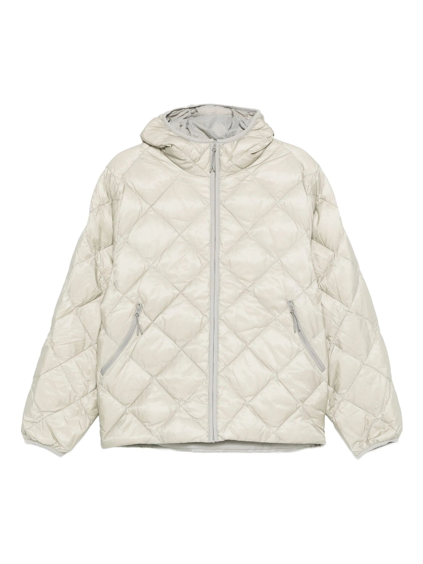 hooded quilted jacket
