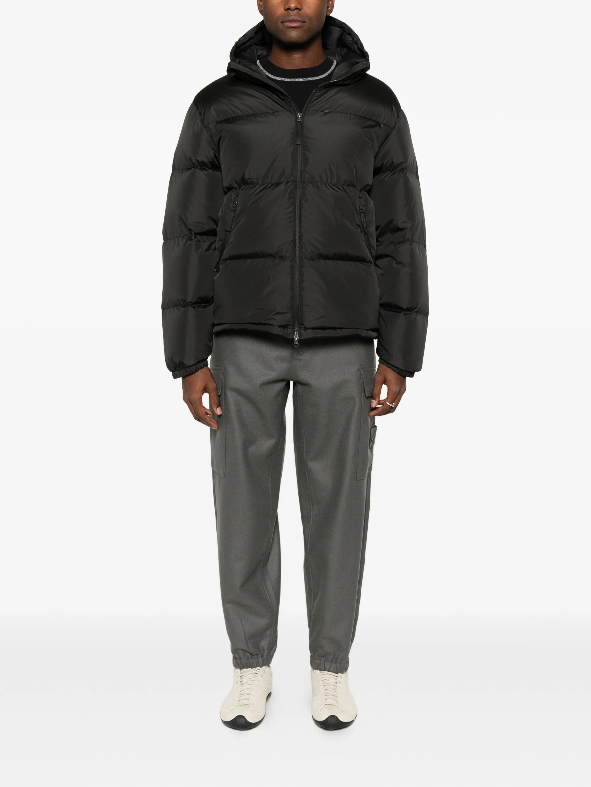 Element hooded padded jacket