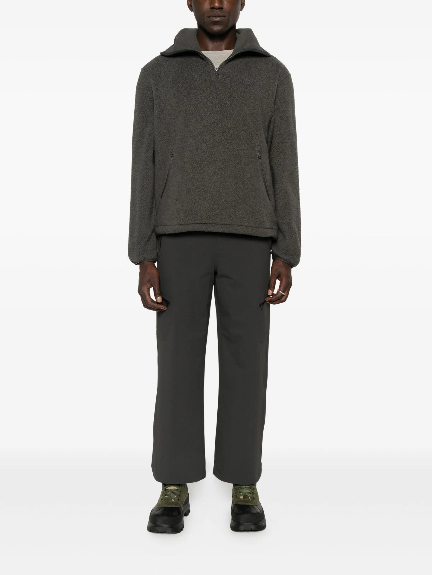 half-zip hoodie