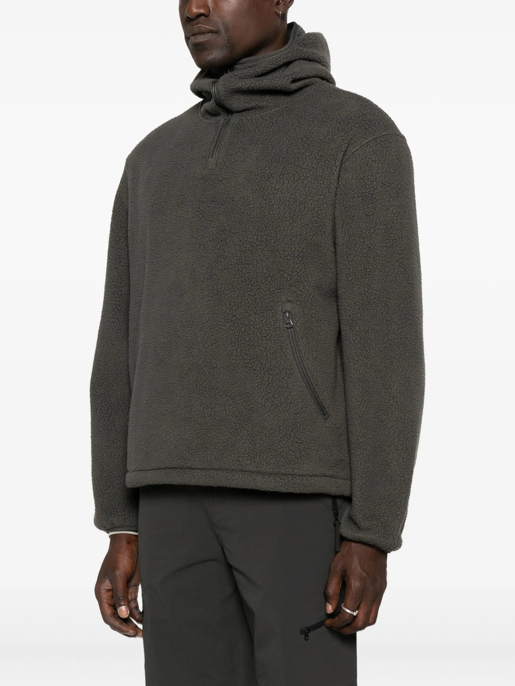half-zip hoodie