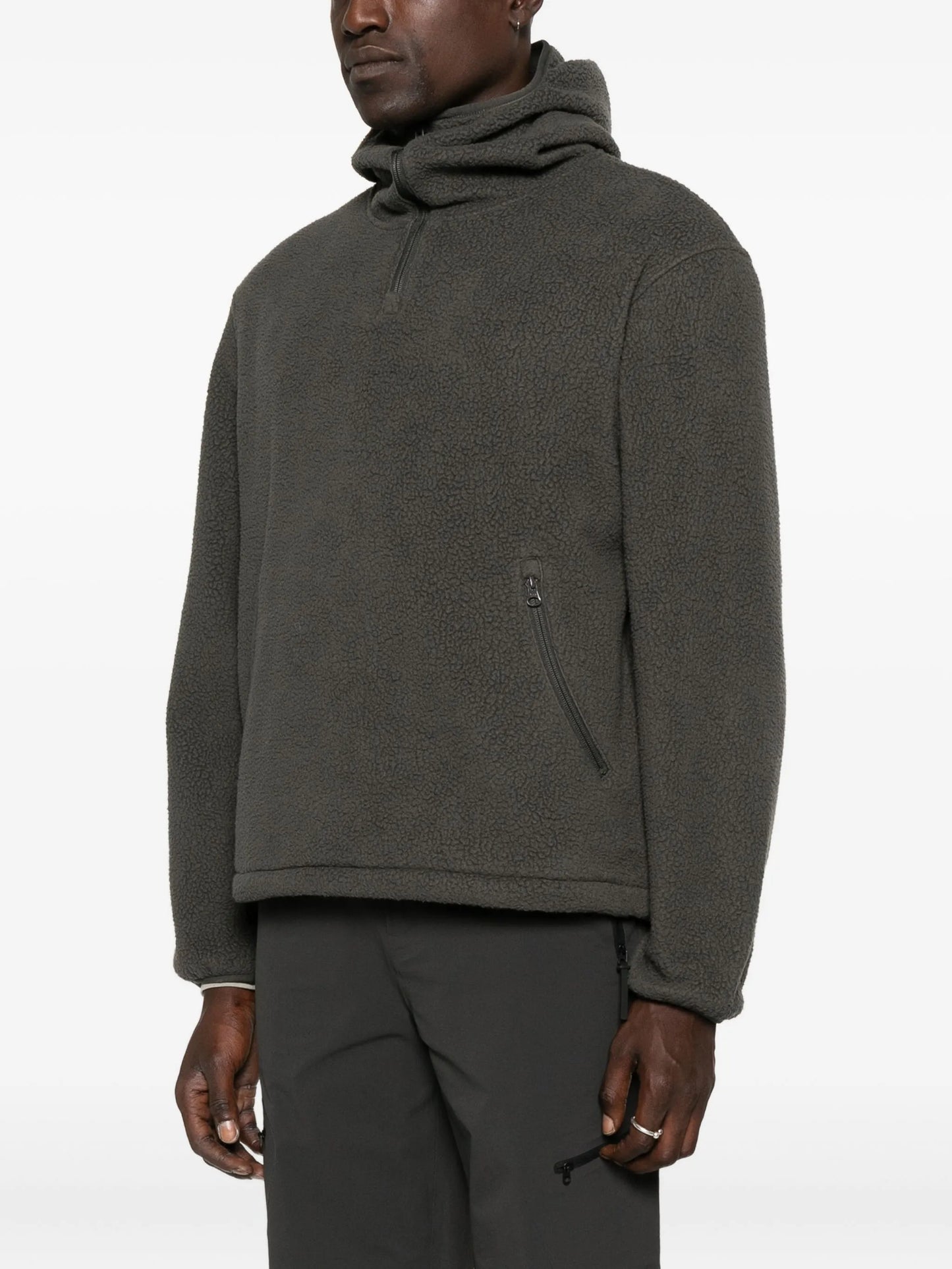 half-zip hoodie