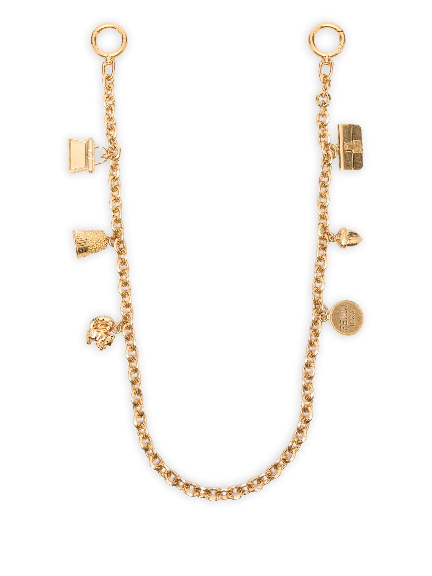 metal charm chain bag accessorie