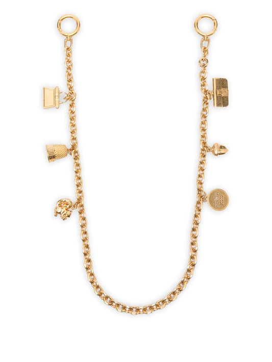 metal charm chain bag accessorie