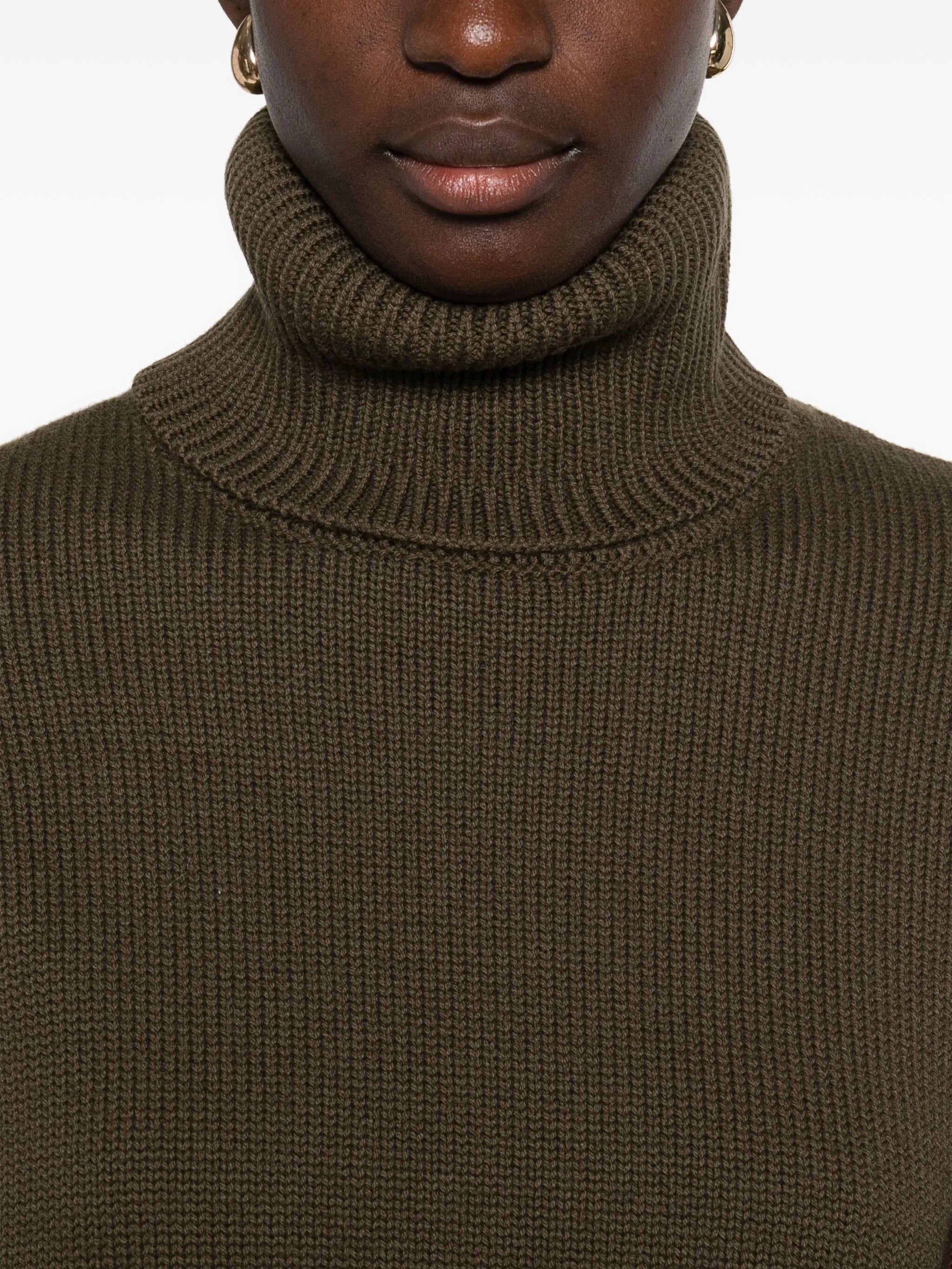 Rhea Trapeze roll-neck sweater