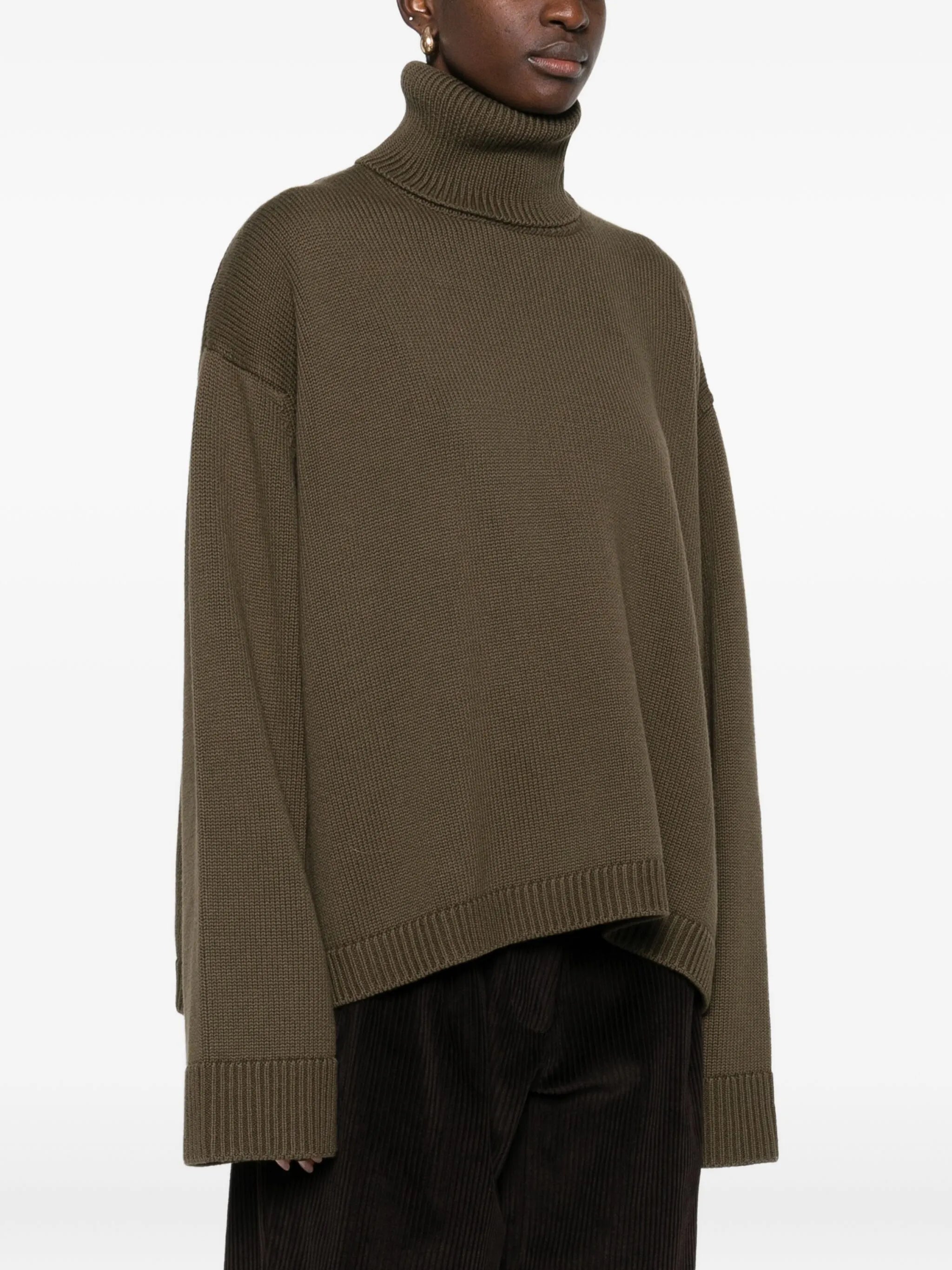 Rhea Trapeze roll-neck sweater