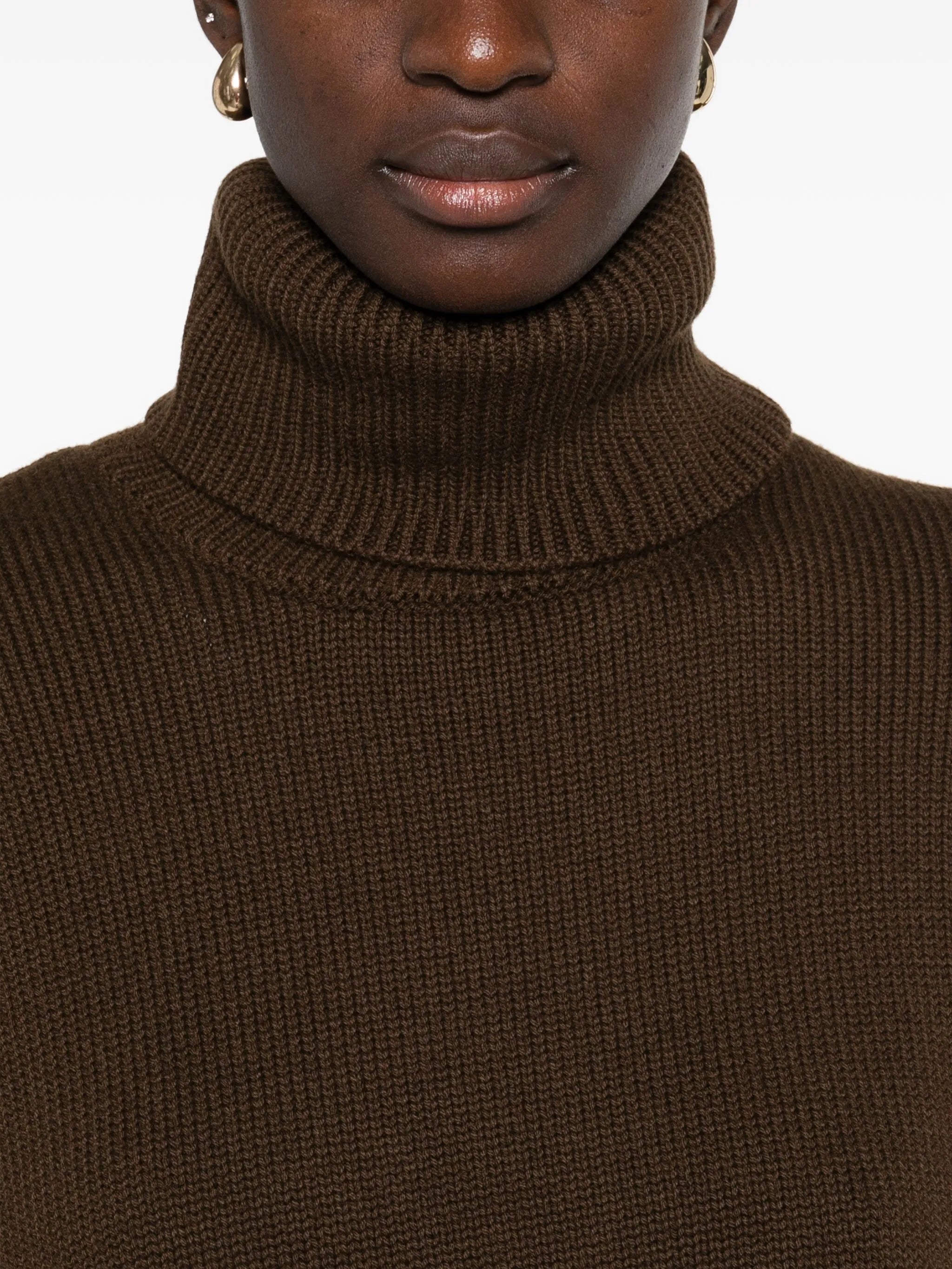 roll-neck sweater