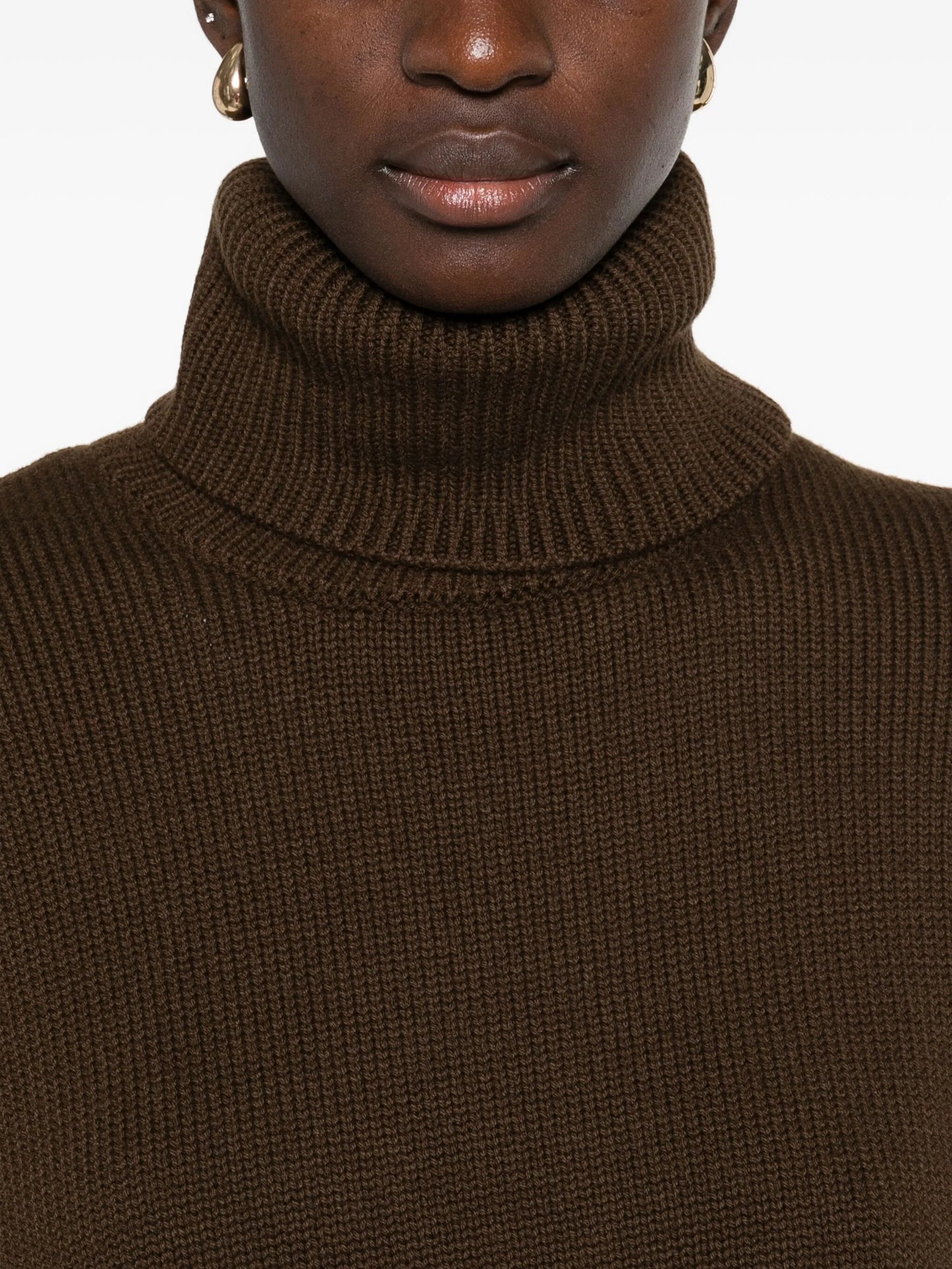 roll-neck sweater