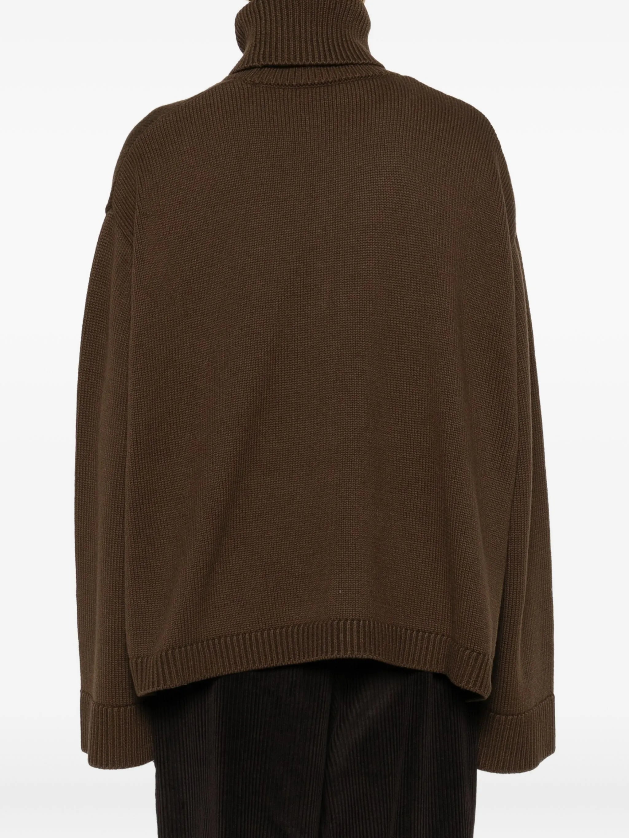 roll-neck sweater