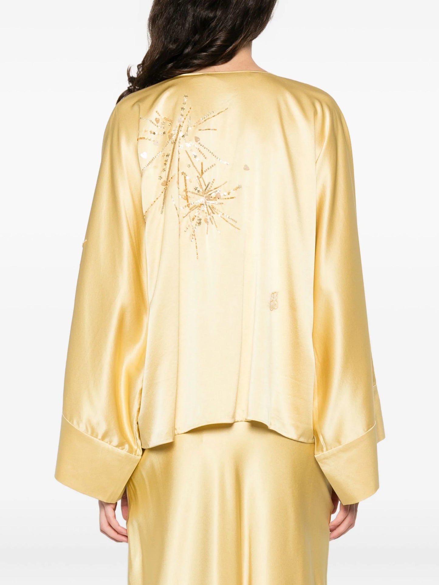 Naomi sequin-embellishment blouse