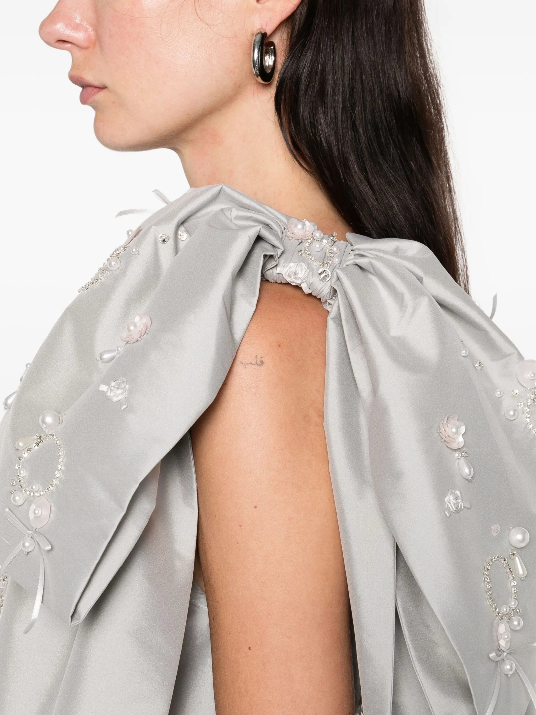 Winnie Embroidery maxi dress