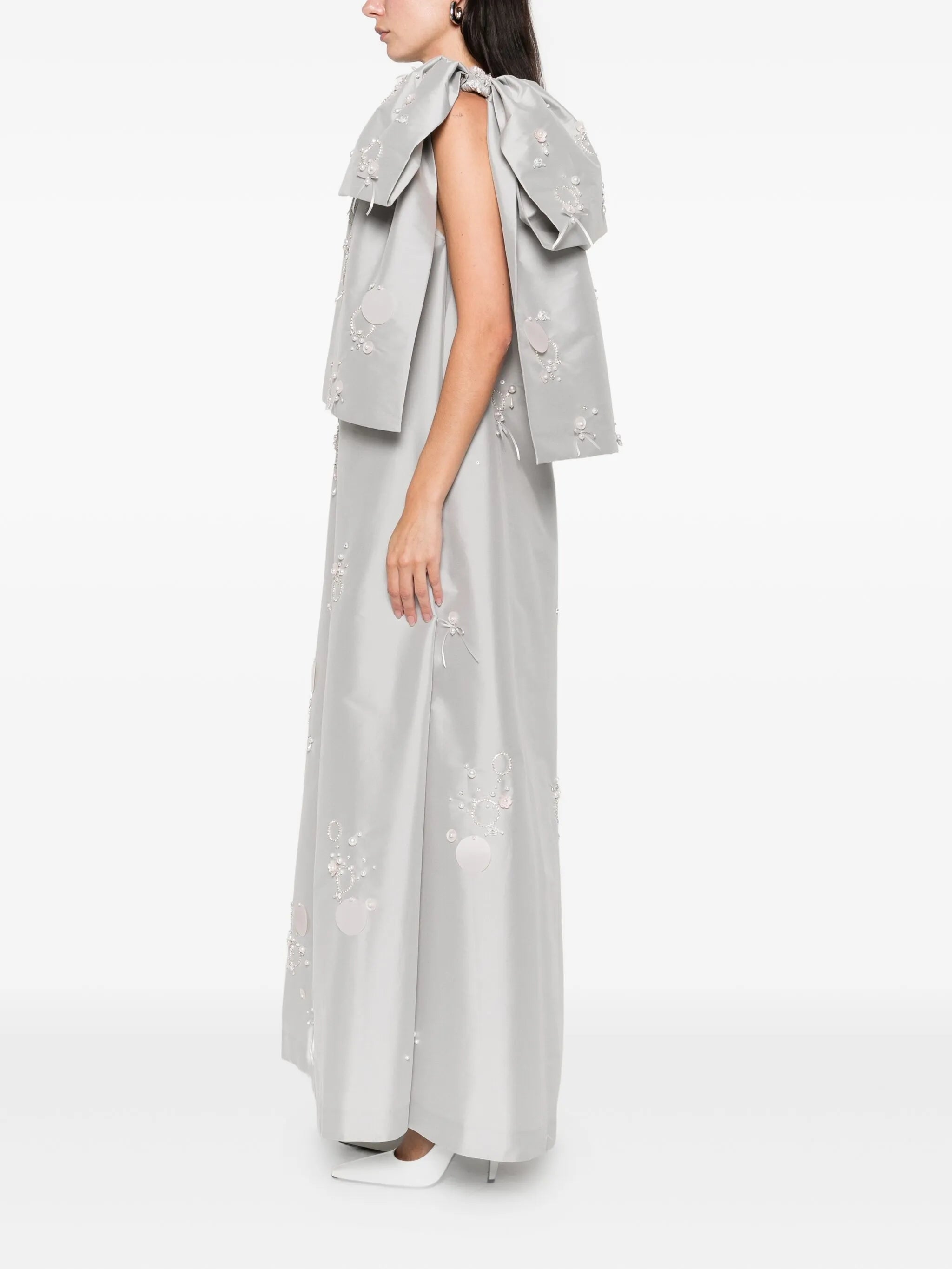 Winnie Embroidery maxi dress