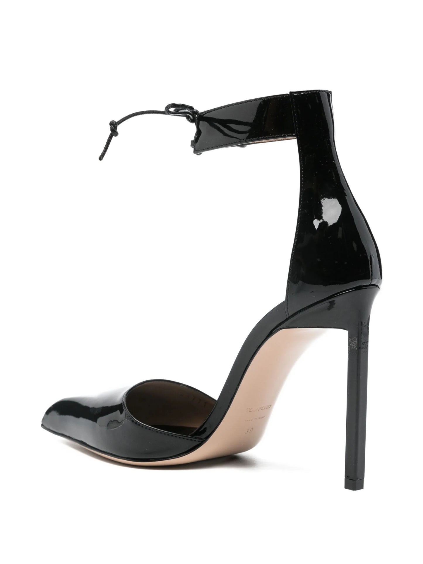 105mm patent leather pumps